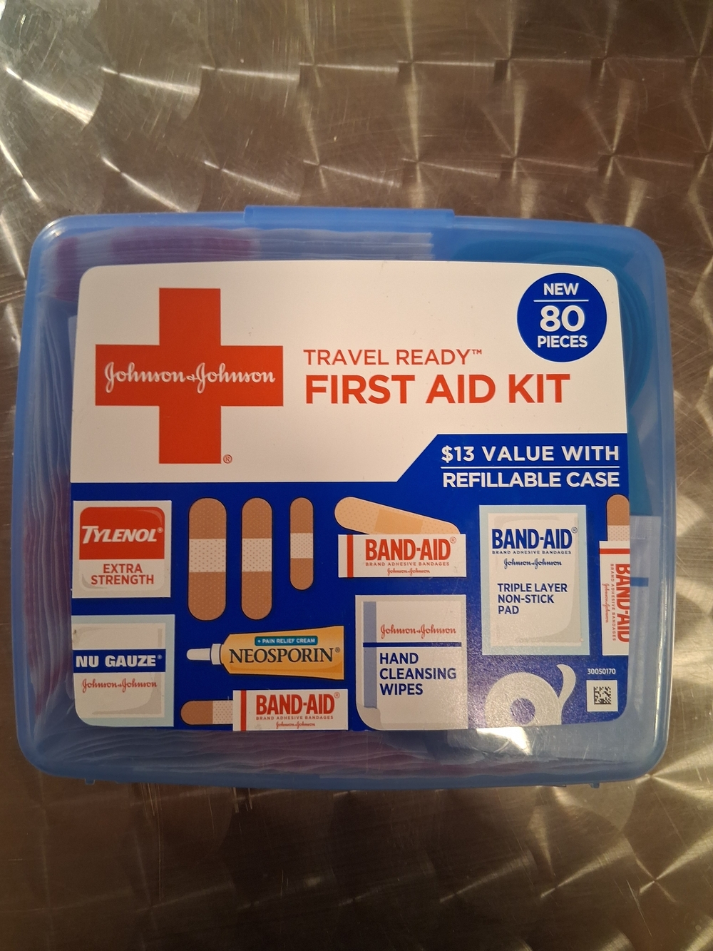 Brand New Johnson & Johnson Travel Ready First Aid Kit